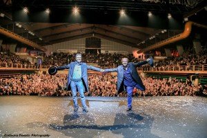 Ale e Franz comici Capodanno Palageorge Montichiari foto di Daniele Cortinovis Fotografo eventi