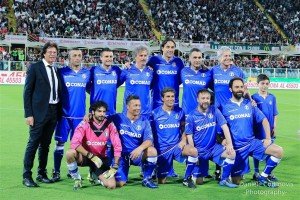 Partita del cuore allo stadio franchi di Firenze - fotografo nazionale Cantanti Daniele Cortinovis Fotografia