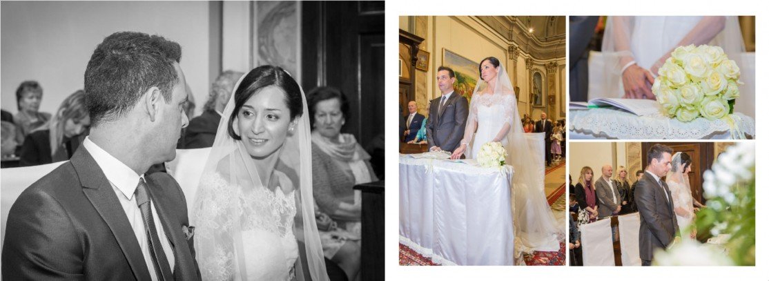 Impaginazione album matrimonio Corte Berghemina