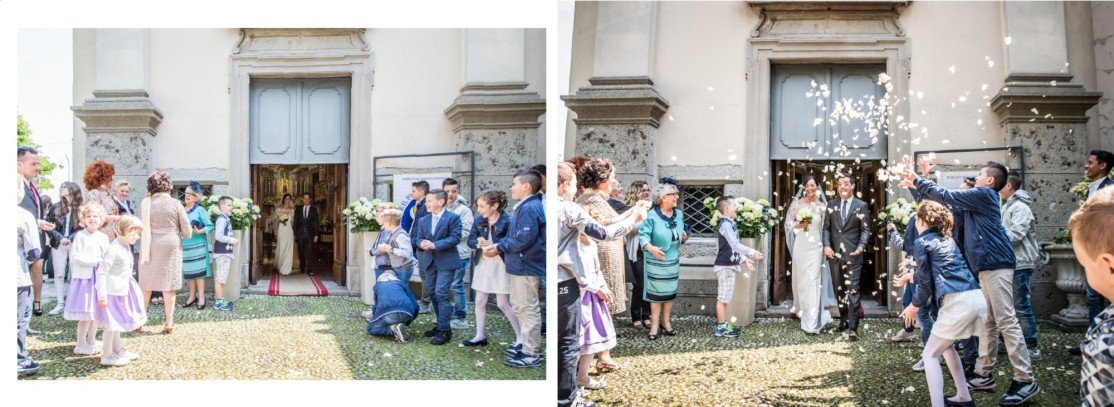 Impaginazione album matrimonio Corte Berghemina