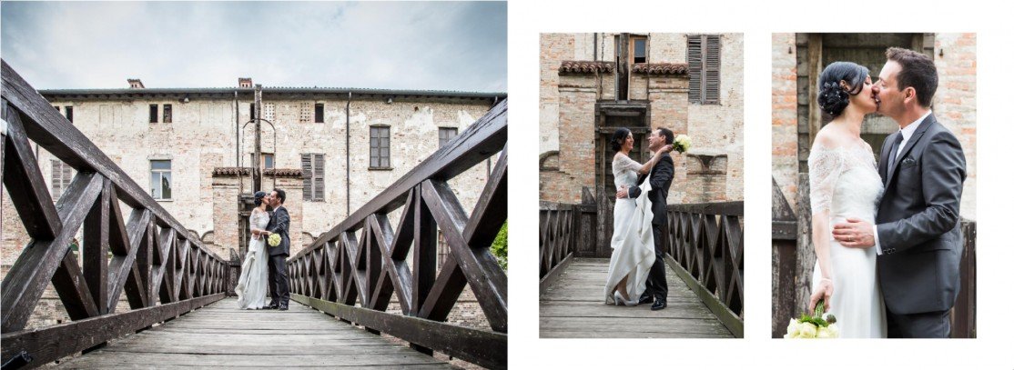 Impaginazione album matrimonio Corte Berghemina