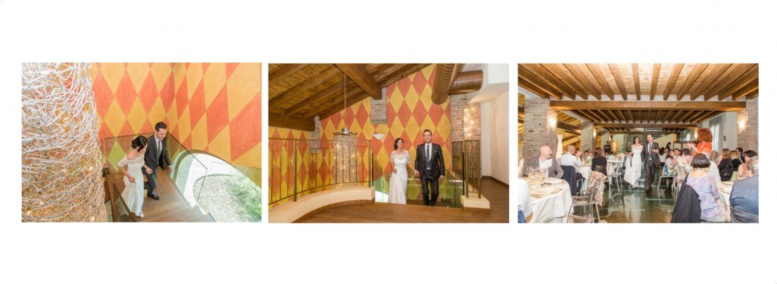 Impaginazione album matrimonio Corte Berghemina 