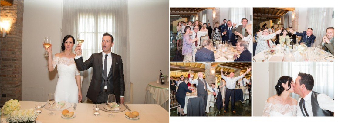 Impaginazione album matrimonio Corte Berghemina