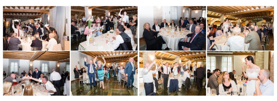 Impaginazione album matrimonio Corte Berghemina