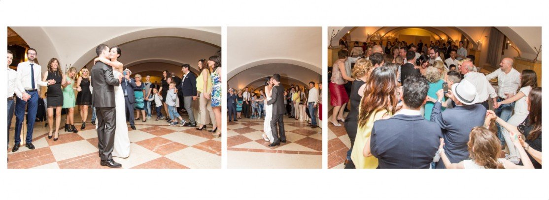 Impaginazione album matrimonio Corte Berghemina