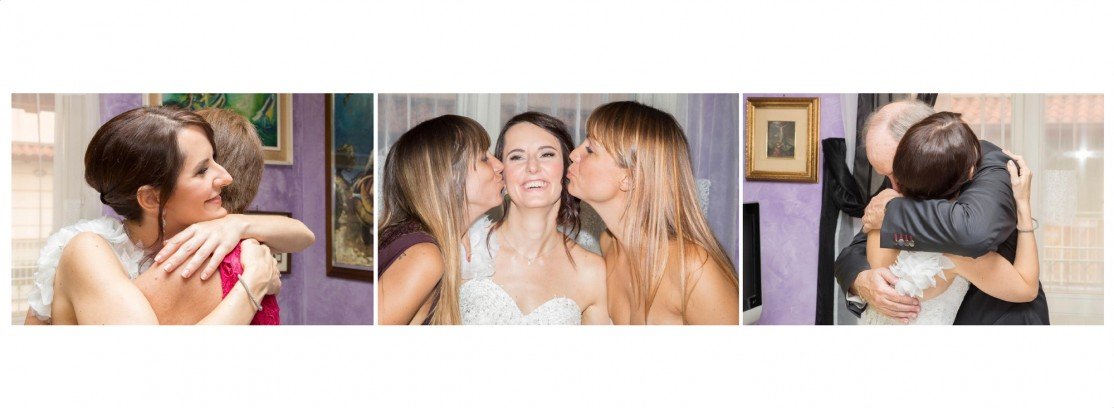 Impaginazione album matrimoniale villa Belvedere