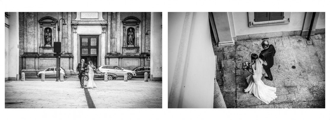 Impaginazione album matrimoniale villa Belvedere