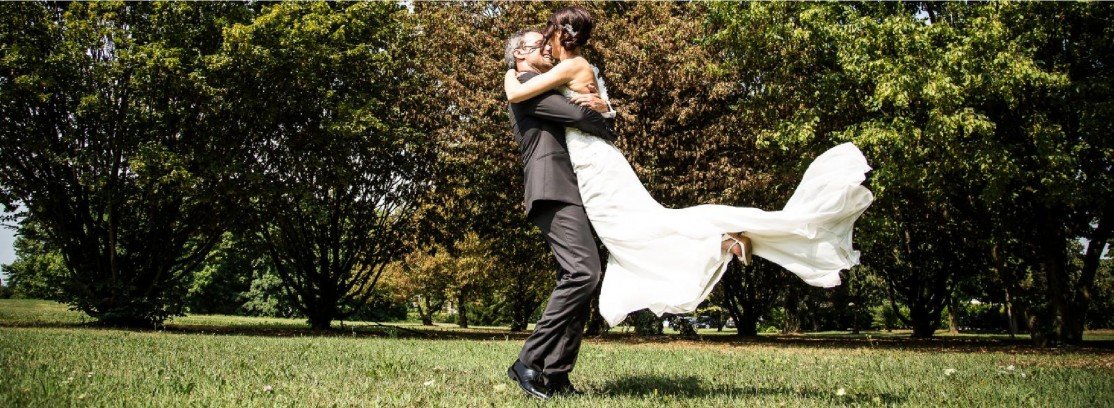 Impaginazione album matrimoniale villa Belvedere