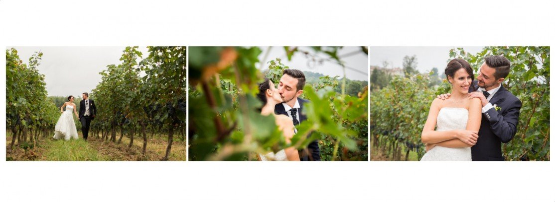 Impaginazione album matrimonio locanda al dossello