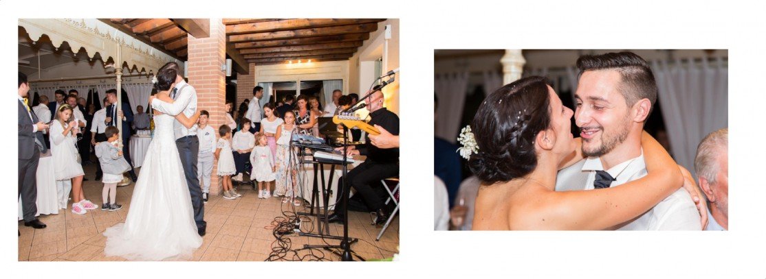Impaginazione album matrimonio locanda al dossello