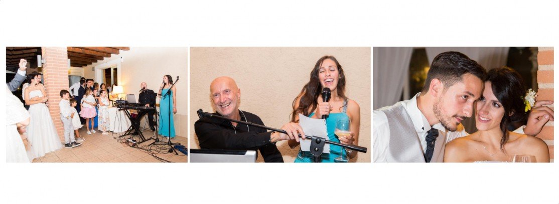 Impaginazione album matrimonio locanda al dossello