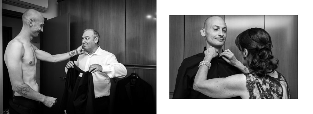 Impaginazione album matimonio Viola e Luca Villa Belvedere Bergamo