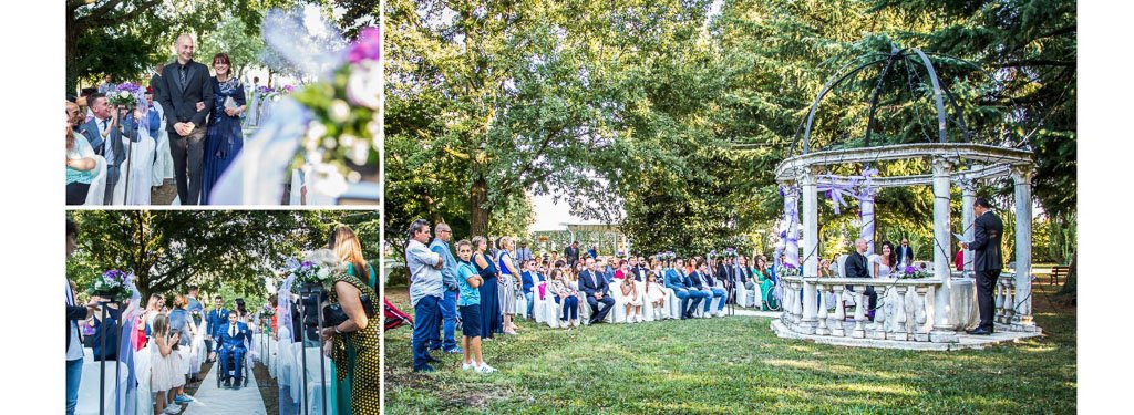 Impaginazione album matimonio Viola e Luca Villa Belvedere Bergamo