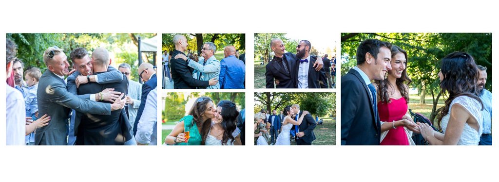 Impaginazione album matimonio Viola e Luca Villa Belvedere Bergamo
