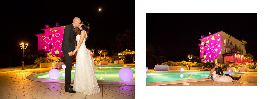 Impaginazione album matimonio Viola e Luca Villa Belvedere Bergamo