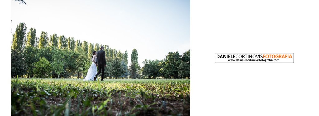 Impaginazione album matimonio Viola e Luca Villa Belvedere Bergamo