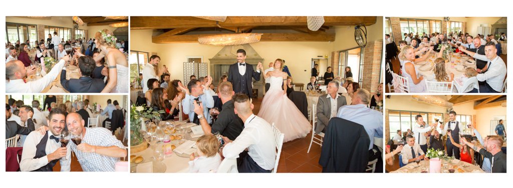Impaginazione album matrimonio Bergamo Villa Serradesca