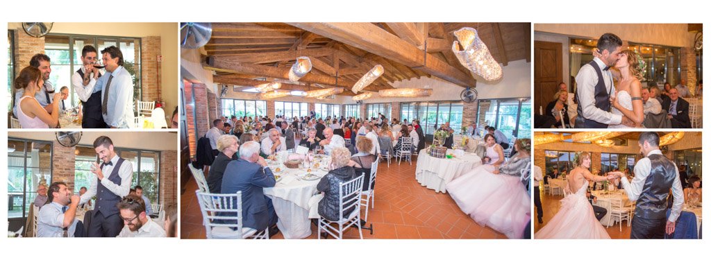 Impaginazione album matrimonio Bergamo Villa Serradesca