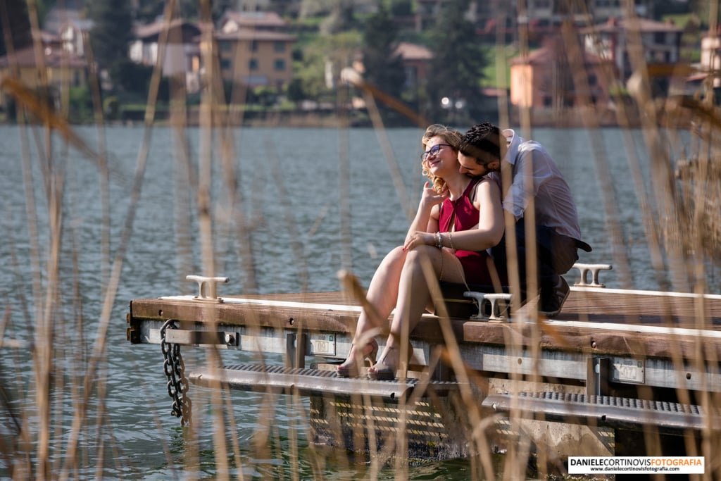 Pre matrimonio sul lago di Endine a Bergamo