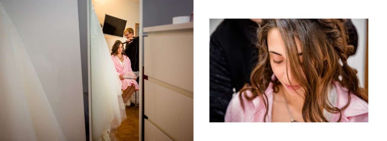 impaginazione album matrimonio Tenuta La laguna Bergamo