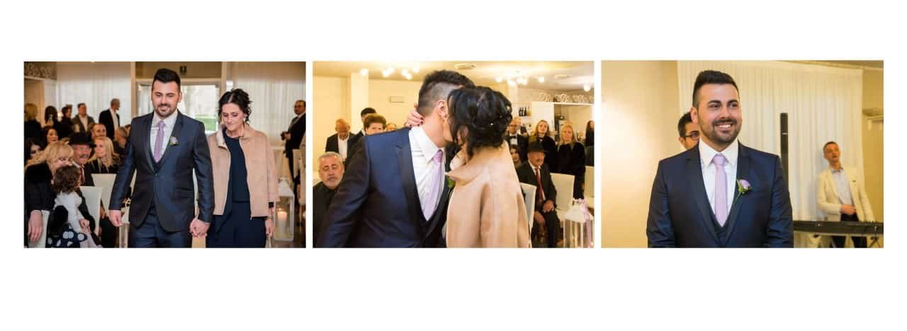 impaginazione album matrimonio Tenuta La laguna Bergamo