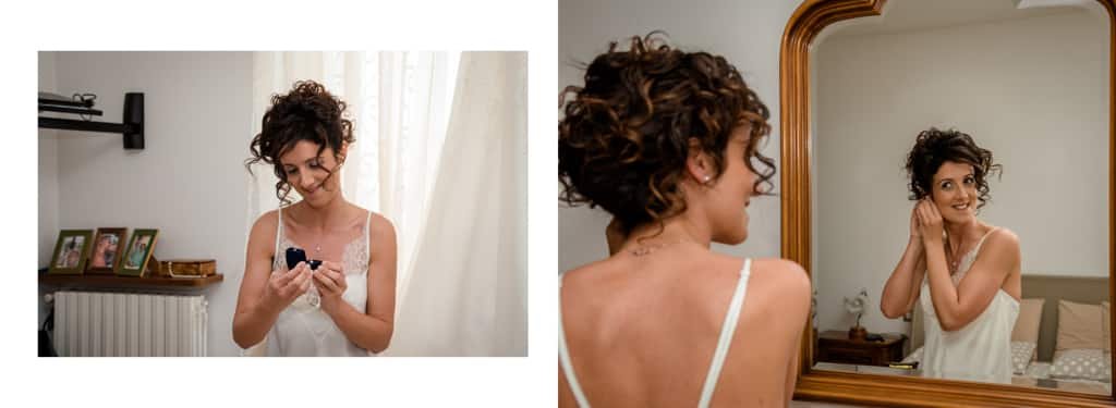 Impaginazione album matrimonio Villa Orsini Colonna