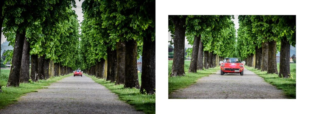 Impaginazione album matrimonio Villa Orsini Colonna