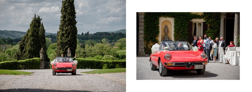 Impaginazione album matrimonio Villa Orsini Colonna