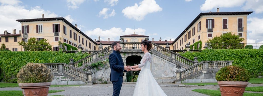 Impaginazione album matrimonio Villa Orsini Colonna