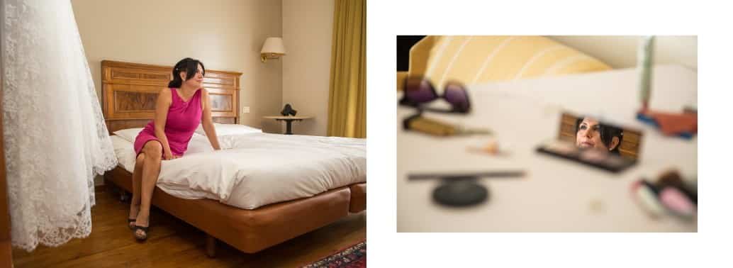 Impaginazione album matrimonio Villa Belvedere