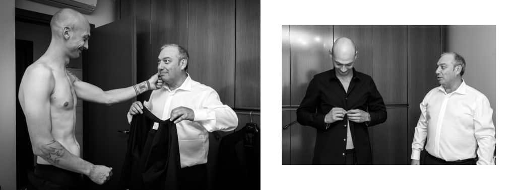 Impaginazione album matrimonio Villa Belvedere