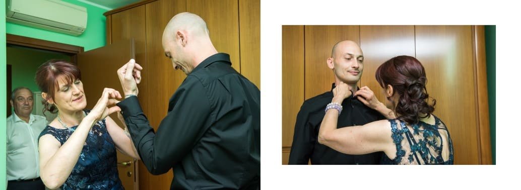 Impaginazione album matrimonio Villa Belvedere