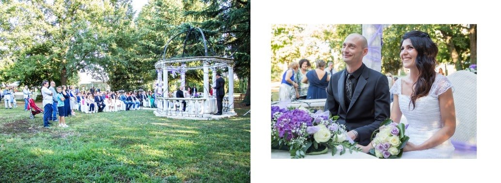 Impaginazione album matrimonio Villa Belvedere