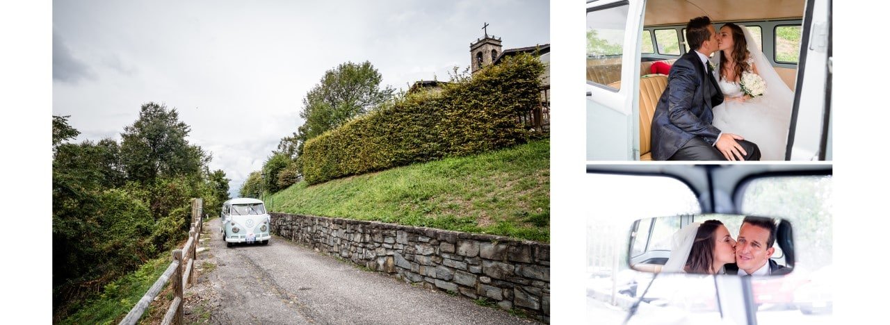 Impaginazione album matrimonio Bergamo San Giovanni delle Formiche di Cinzia e Jodi