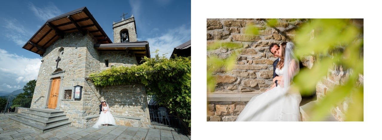 Impaginazione album matrimonio Bergamo San Giovanni delle Formiche di Cinzia e Jodi