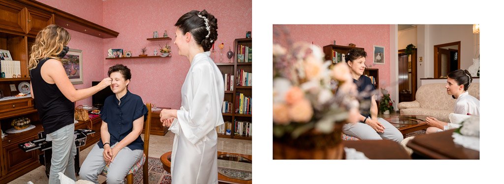 Impaginazione album Matrimonio Quattro Terre Alessandra e Claudio