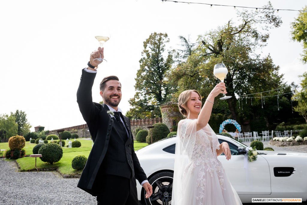 Matrimonio Castello di Marne Claren e Dennis